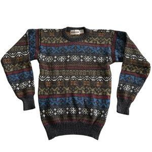 Vintage McGregor Knit Winter Holiday Christmas Ugly Sweater size Unisex M